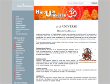 Tablet Screenshot of hinduofuniverse.com